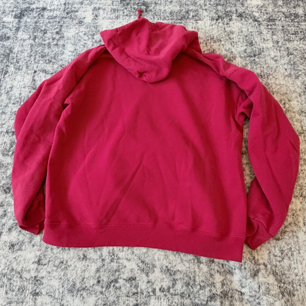 Thrasher Skateboard Magazine Hoodie Mens Medium Red Teal Graphic Pullover - Picture 10 of 10